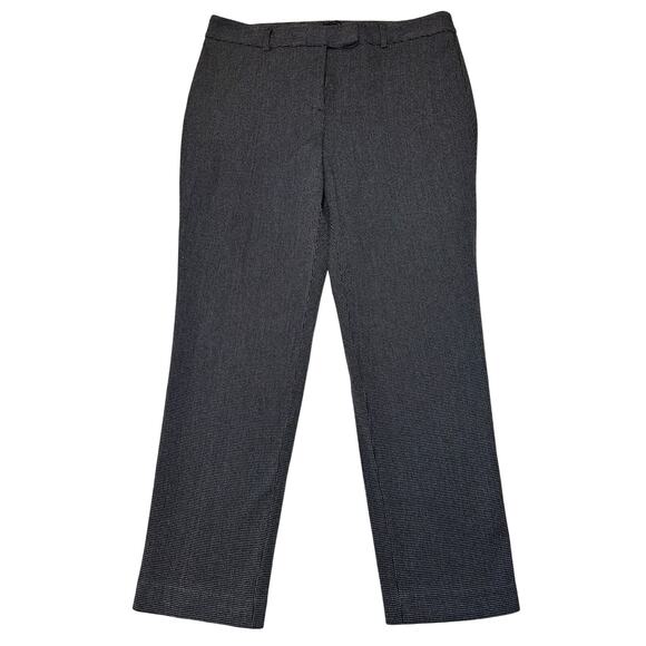 Talbots High Waist Slim Fit Stretch Dress Pants Black White Women’s Size 10P - Picture 1 of 8
